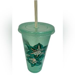 Starbucks Holiday Reusable Cup With Straw